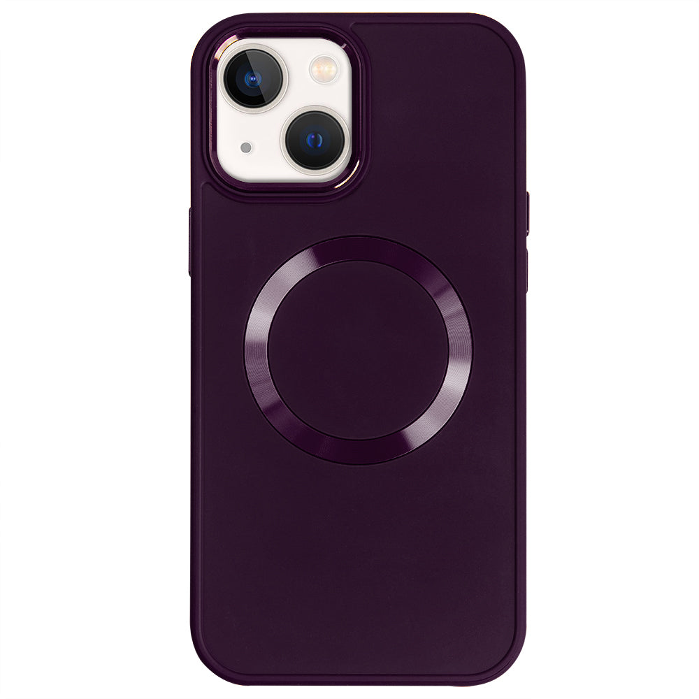 Apple iPhone 13 Renkli Magsafe Case Cherry
