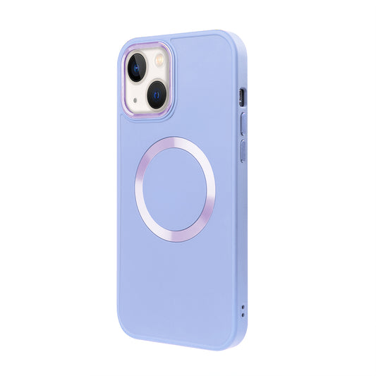Apple iPhone 14 Renkli Magsafe Case Lila