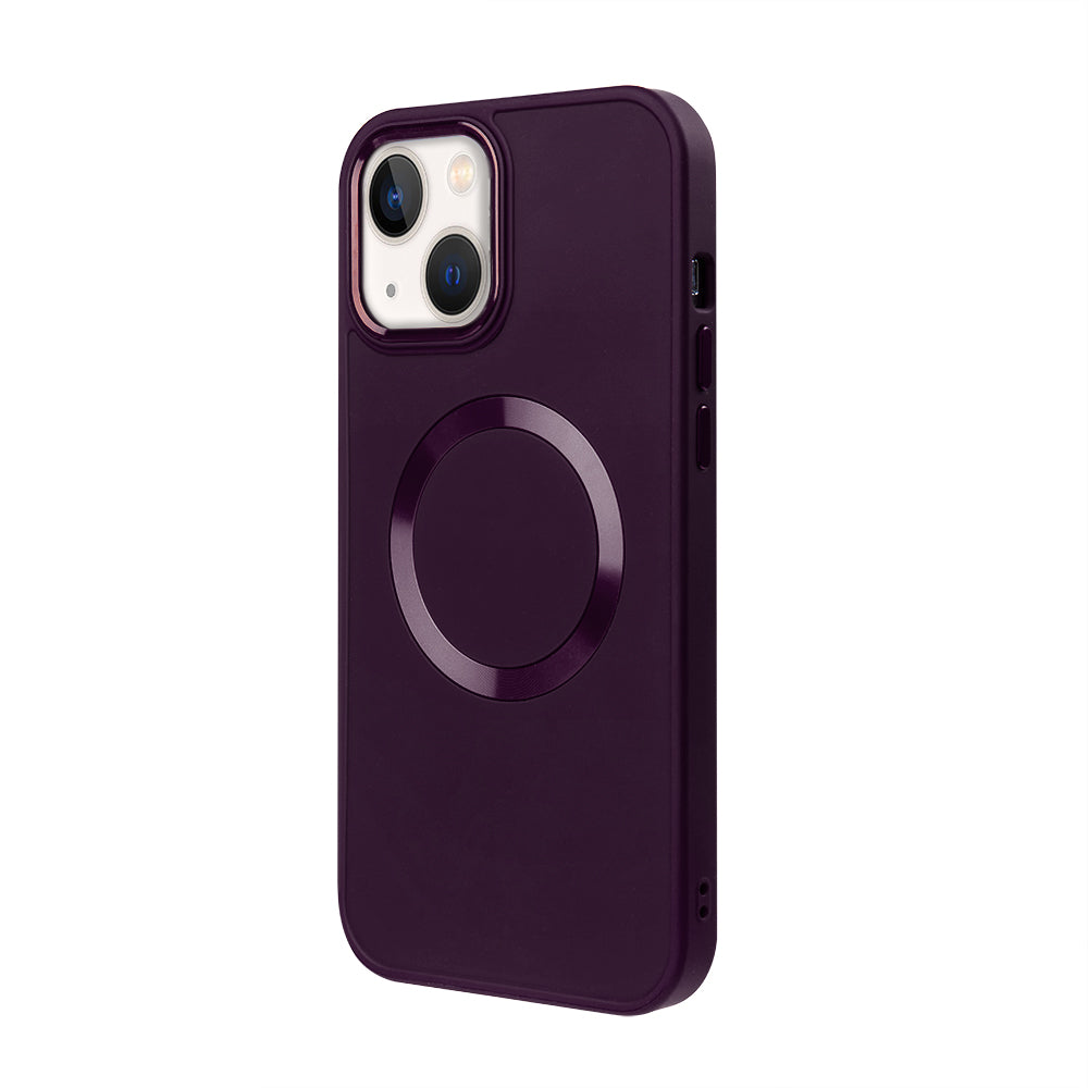 Apple iPhone 13 Renkli Magsafe Case Cherry