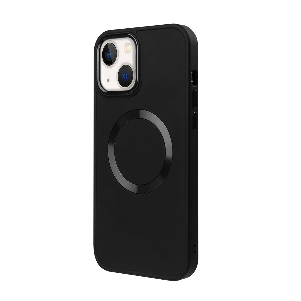Apple iPhone 13 Renkli Magsafe Case Siyah