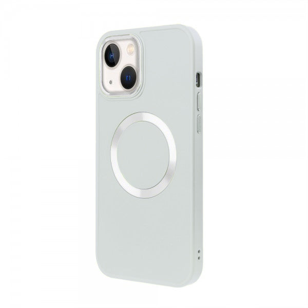 Apple iPhone 14 Plus Renkli Magsafe Case Kırık Beyaz