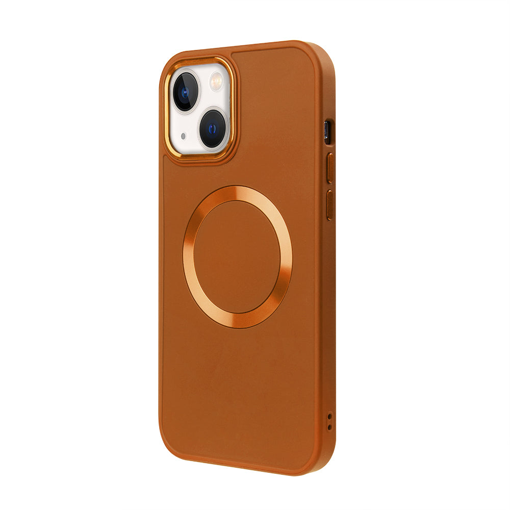 Apple iPhone 14 Renkli Magsafe Case Turuncu