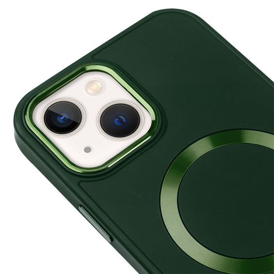 Apple iPhone 15 Pro Renkli Magsafe Case Haki