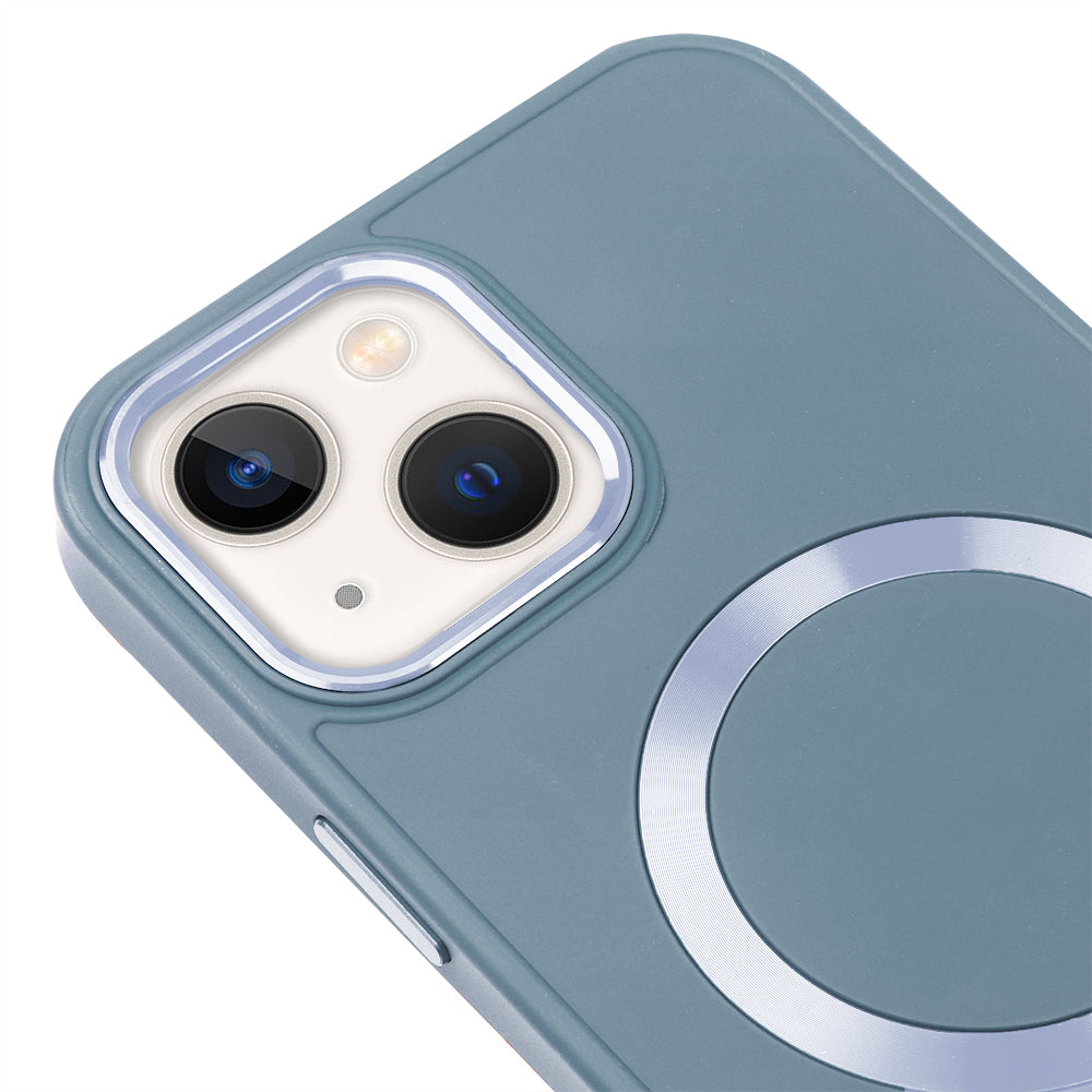 Apple iPhone 13 Renkli Magsafe Case Bebe Mavi