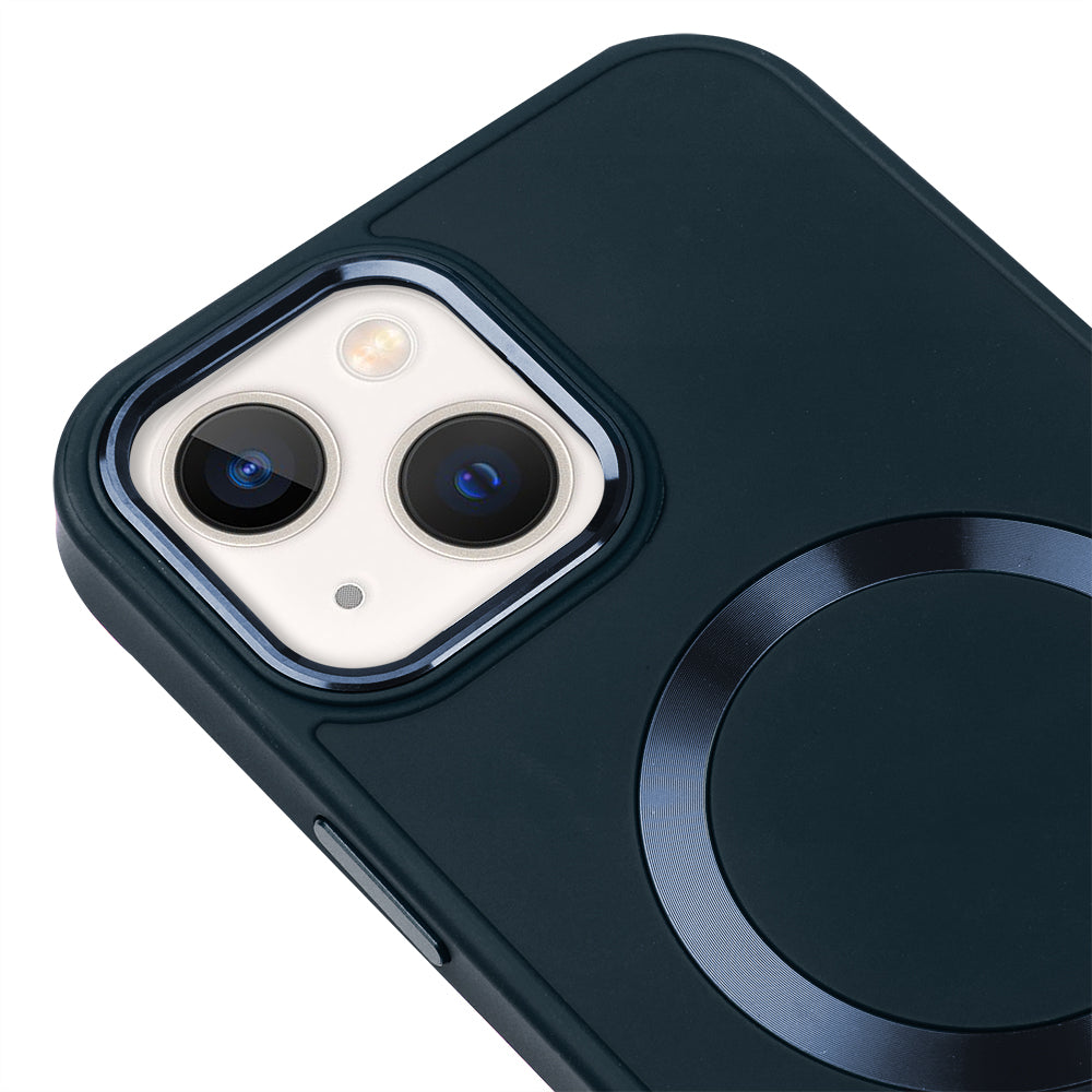 Apple iPhone 15 Plus Renkli Magsafe Case Petrol Mavisi