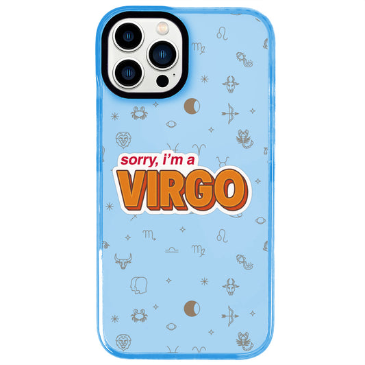 iPhone 13 Pro Başak Burcu Sorry Zodiac Telefon Kılıfı - Azure