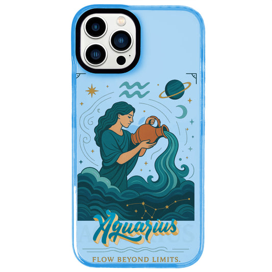 iPhone 13 Pro Kova Burcu Way of Aries Telefon Kılıfı - Azure