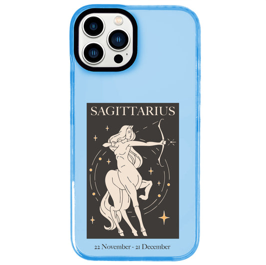 iPhone 13 Pro Yay Burcu History of Zodiac Telefon Kılıfı - Azure