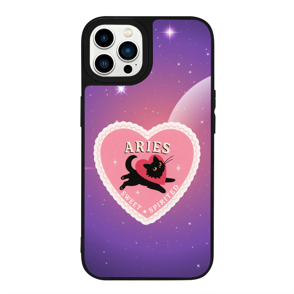 iPhone 13 Pro Koç Burcu Heart In Stars Telefon Kılıfı - Popsoketsiz