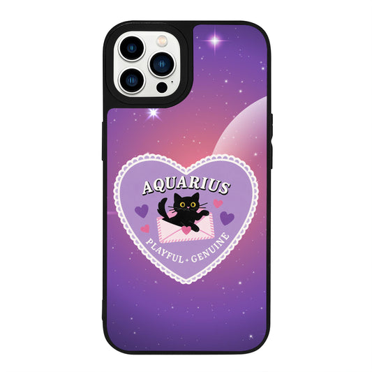 iPhone 13 Pro Kova Burcu Heart In Stars Telefon Kılıfı - Popsoketsiz