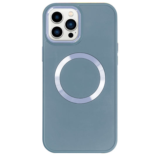 Apple iPhone 14 Pro Max Renkli Magsafe Case Bebe Mavi