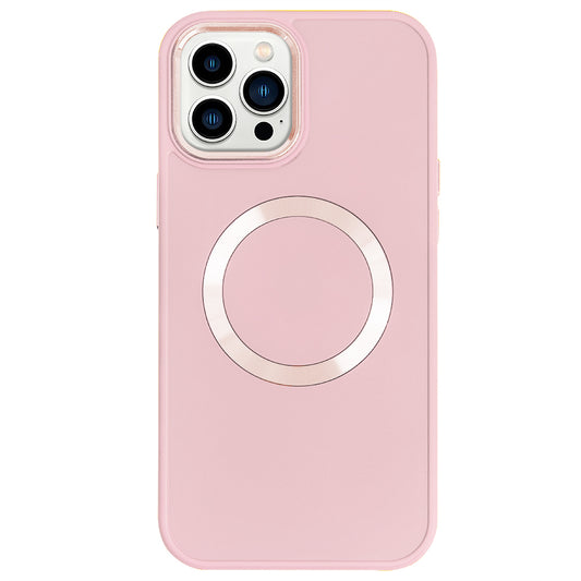 Apple iPhone 14 Pro Max Renkli Magsafe Case Pembe
