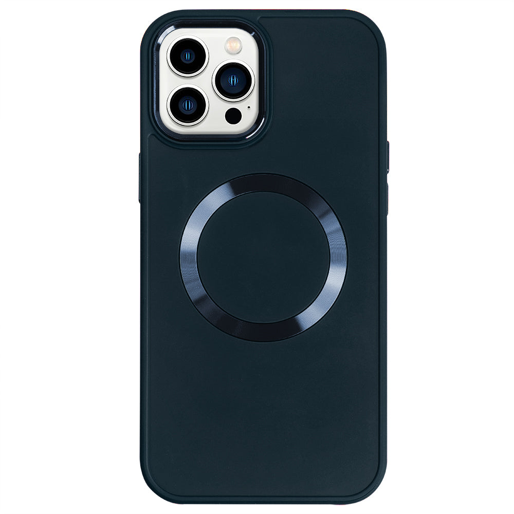 Apple iPhone 13 Pro Renkli Magsafe Case Petrol Mavisi