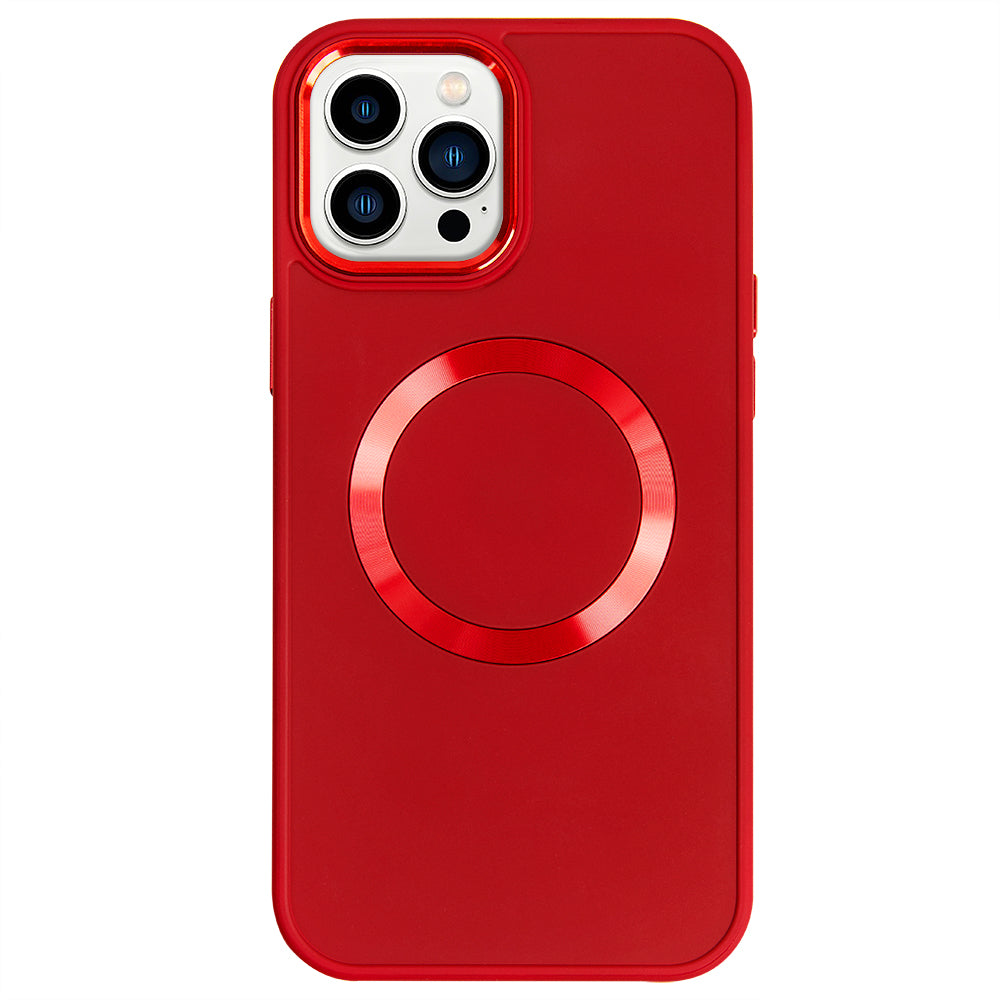 Apple iPhone 13 Pro Renkli Magsafe Case Kırmızı