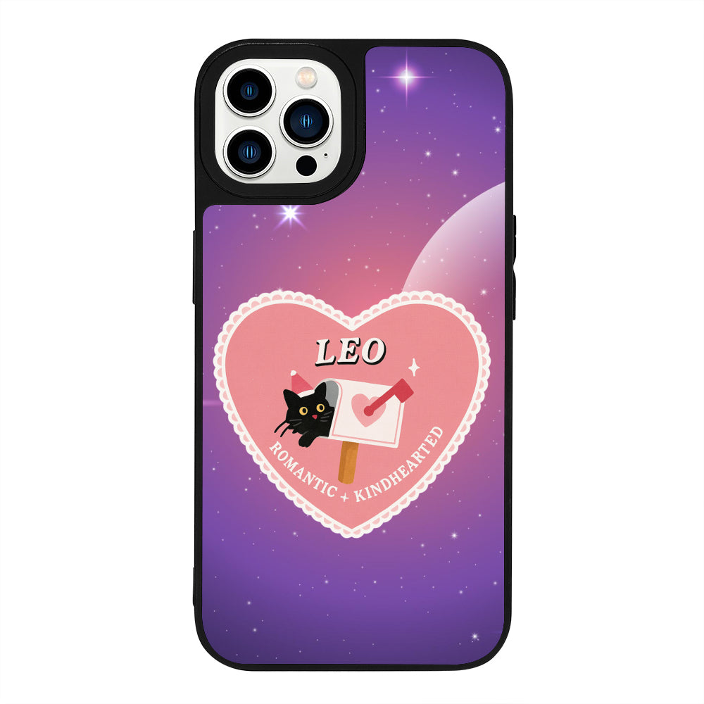 iPhone 13 Pro Max Aslan Burcu Heart In Stars Telefon Kılıfı - Popsoketsiz