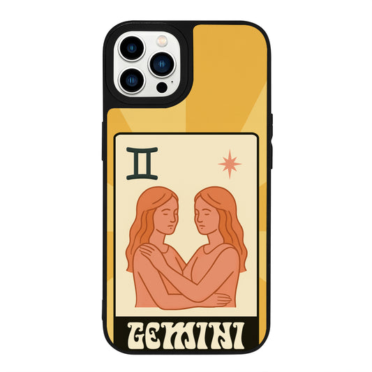 iPhone 13 Pro Max İkizler Burcu Sun Light Stars Telefon Kılıfı - Popsoketsiz