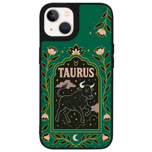 iPhone 14 Boğa Burcu Night Stars Telefon Kılıfı - Popsoketsiz