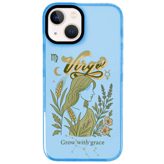 iPhone 14 Plus Başak Burcu Way of Aries Telefon Kılıfı - Azure