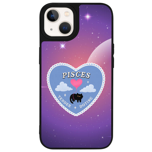 iPhone 14 Plus Balık Burcu Heart In Stars Telefon Kılıfı - Popsoketsiz