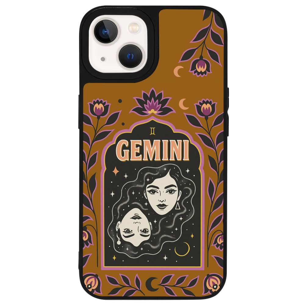 iPhone 14 Plus İkizler Burcu Night Stars Telefon Kılıfı - Popsoketsiz