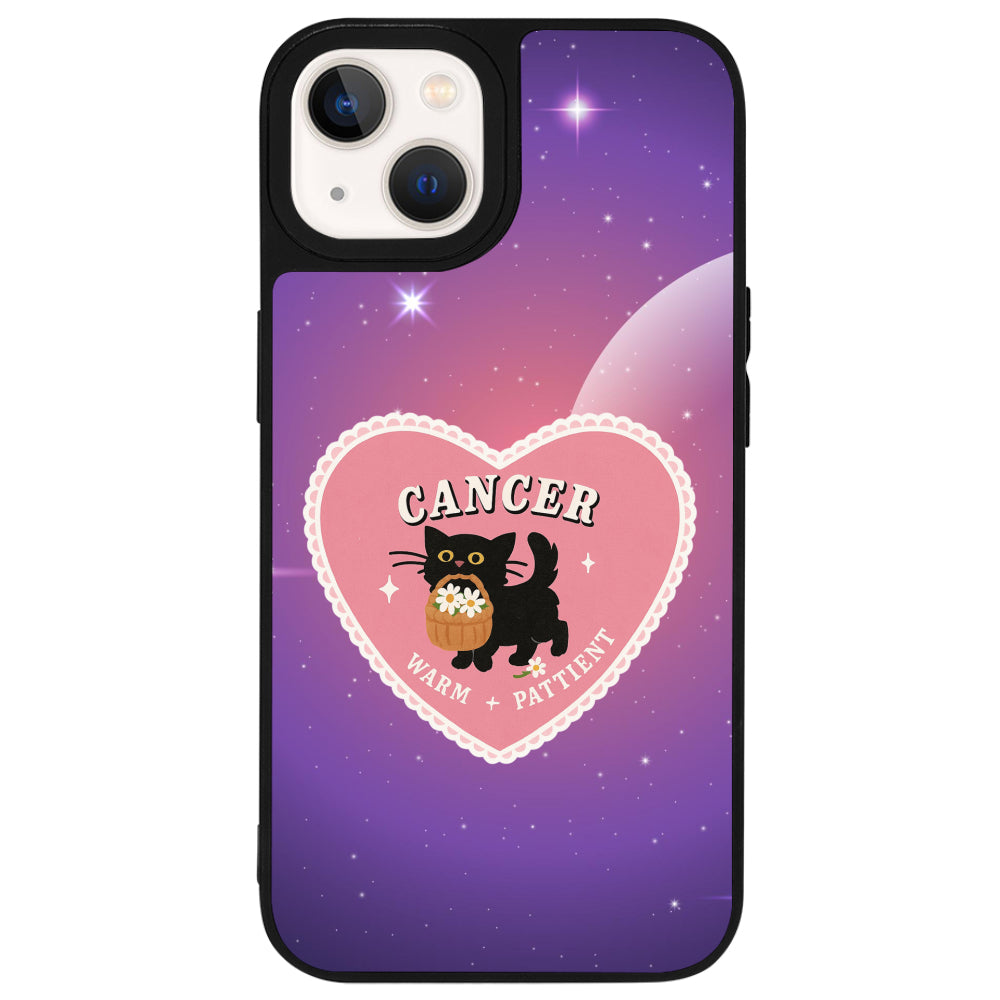 iPhone 14 Plus Yengeç Burcu Heart In Stars Telefon Kılıfı - Popsoketsiz