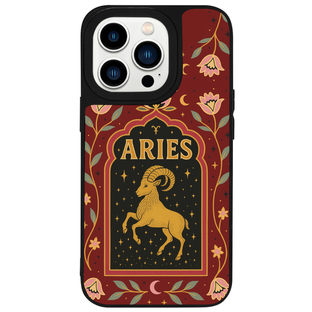 iPhone 14 Pro Koç Burcu Night Stars Telefon Kılıfı - Popsoketsiz