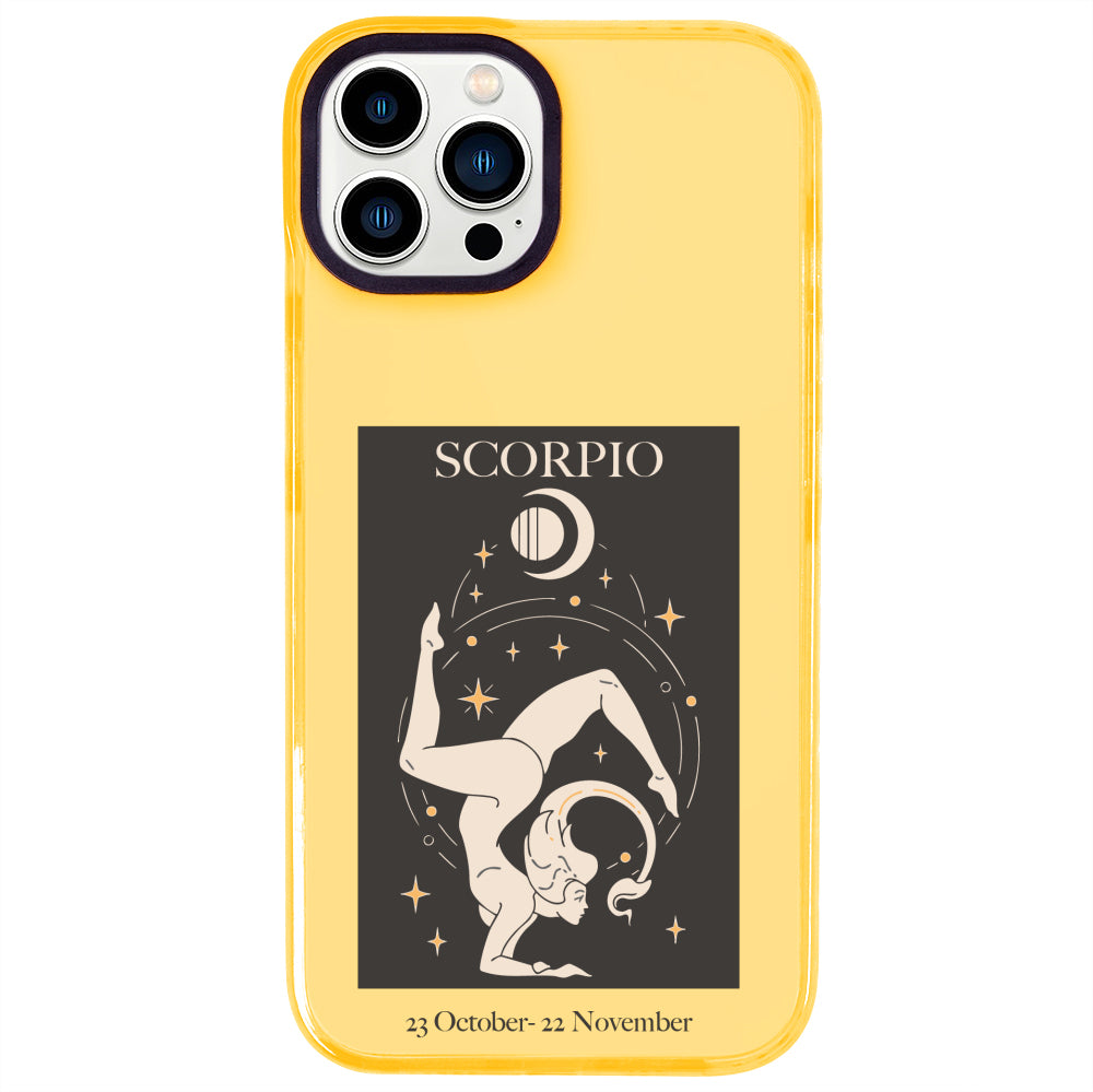 iPhone 14 Pro Max Akrep Burcu History of Zodiac Telefon Kılıfı - Mango