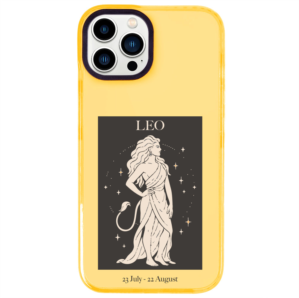 iPhone 14 Pro Max Aslan Burcu History of Zodiac Telefon Kılıfı - Mango