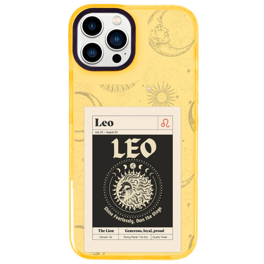 iPhone 14 Pro Max Aslan Burcu Sticker Mode Telefon Kılıfı - Mango