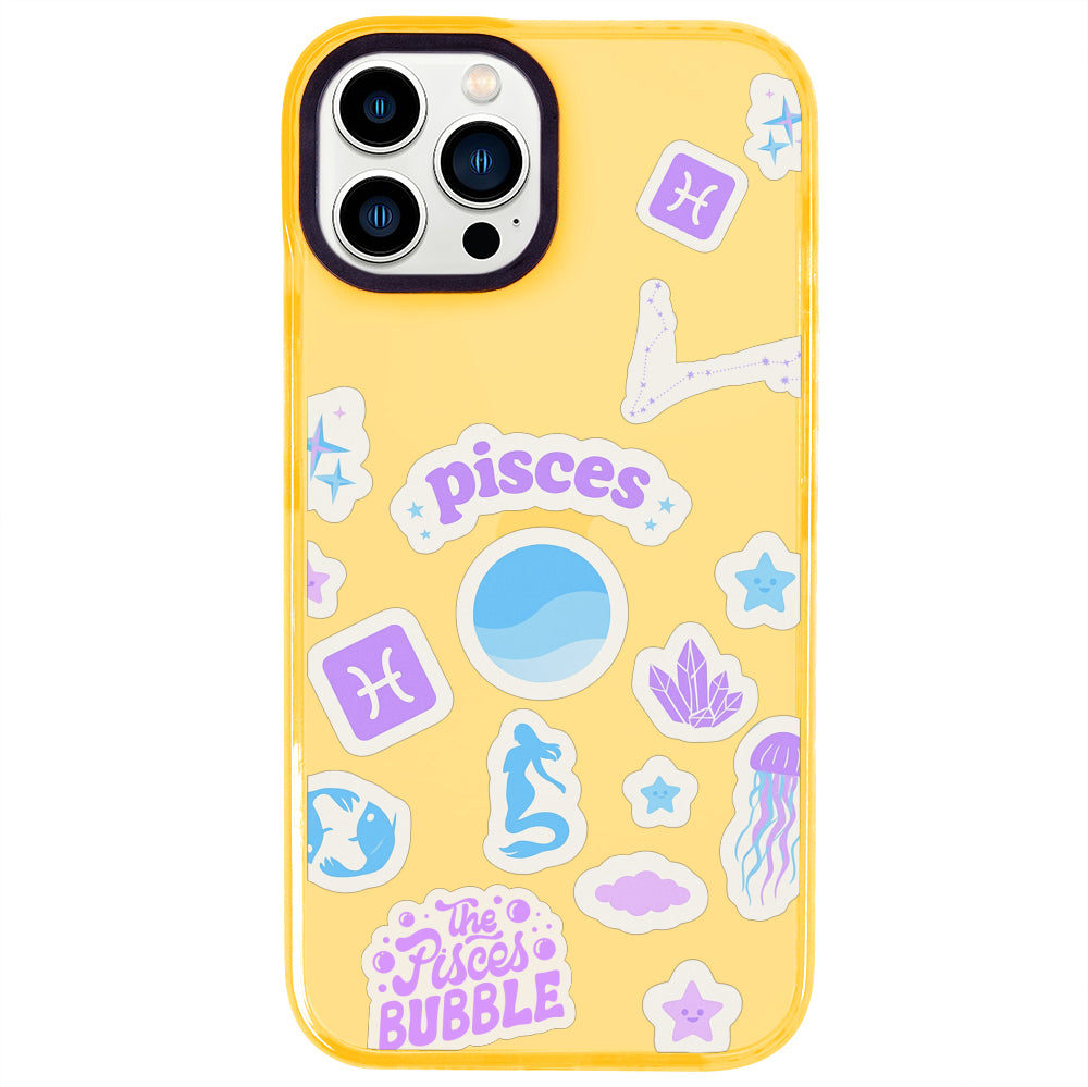 iPhone 14 Pro Max Balık Burcu Sweet Rules Telefon Kılıfı - Mango