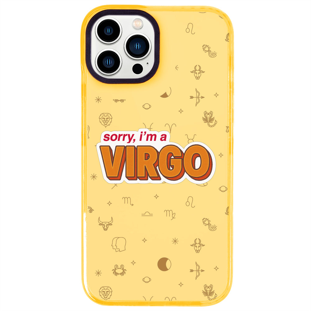 iPhone 14 Pro Max Başak Burcu Sorry Zodiac Telefon Kılıfı - Mango