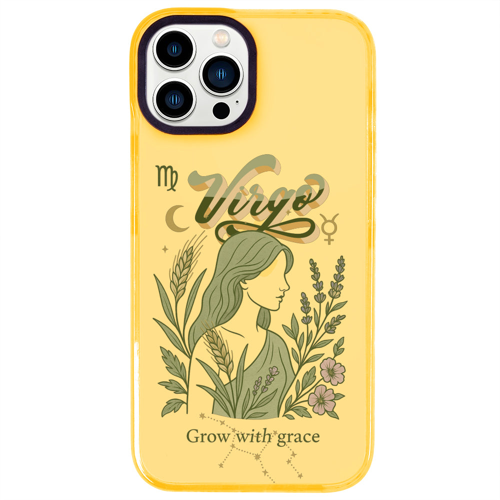 iPhone 14 Pro Max Başak Burcu Way of Aries Telefon Kılıfı - Mango
