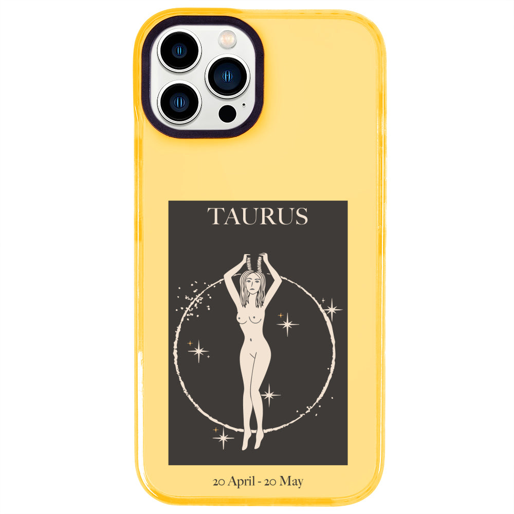 iPhone 14 Pro Max Boğa Burcu History of Zodiac Telefon Kılıfı - Mango