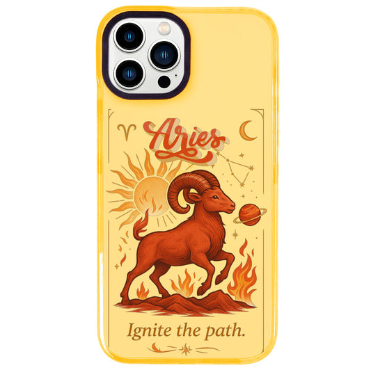 iPhone 14 Pro Max Koç Burcu Way of Aries Telefon Kılıfı - Mango