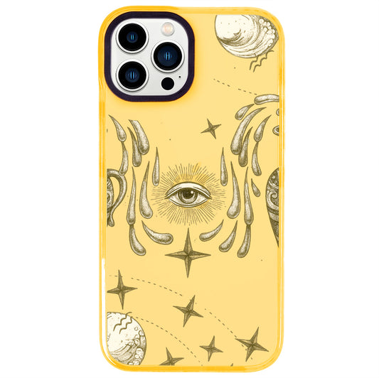 iPhone 14 Pro Max Kova Burcu Soft Stars Telefon Kılıfı - Mango