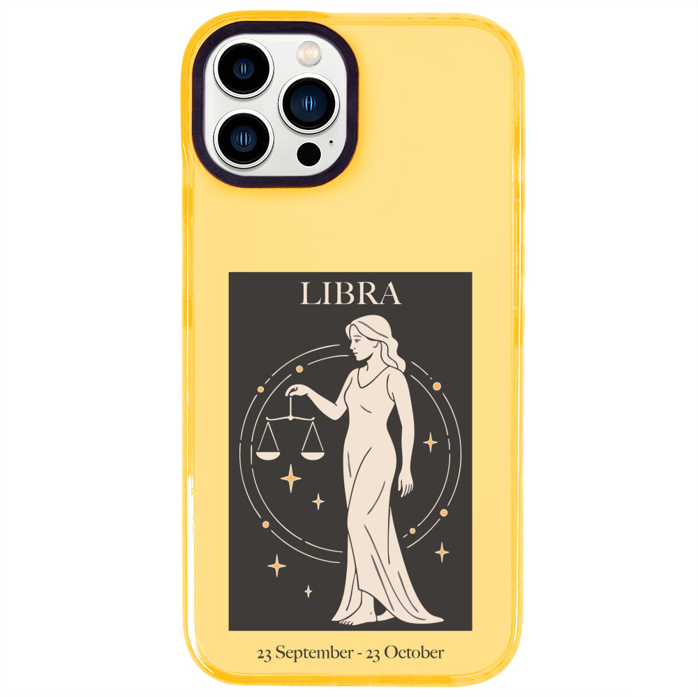 iPhone 14 Pro Max Terazi Burcu History of Zodiac Telefon Kılıfı - Mango