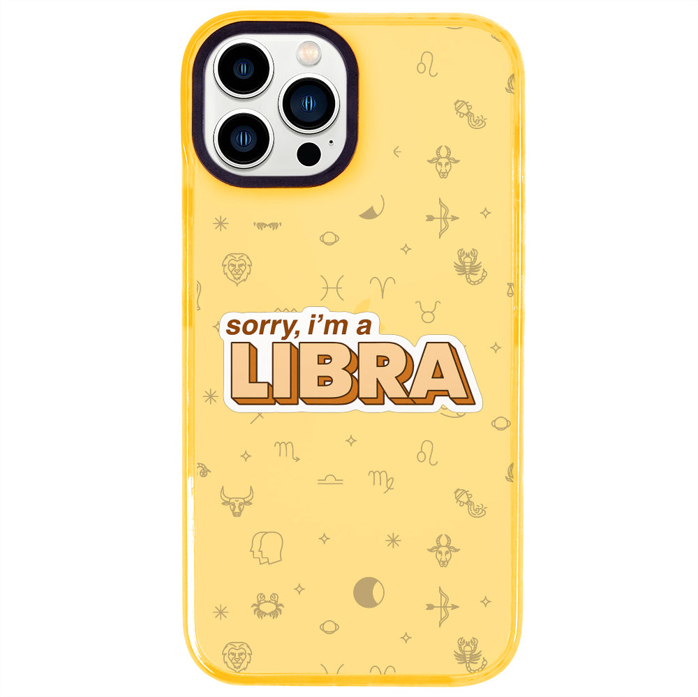 iPhone 14 Pro Max Terazi Burcu Sorry Zodiac Telefon Kılıfı - Mango