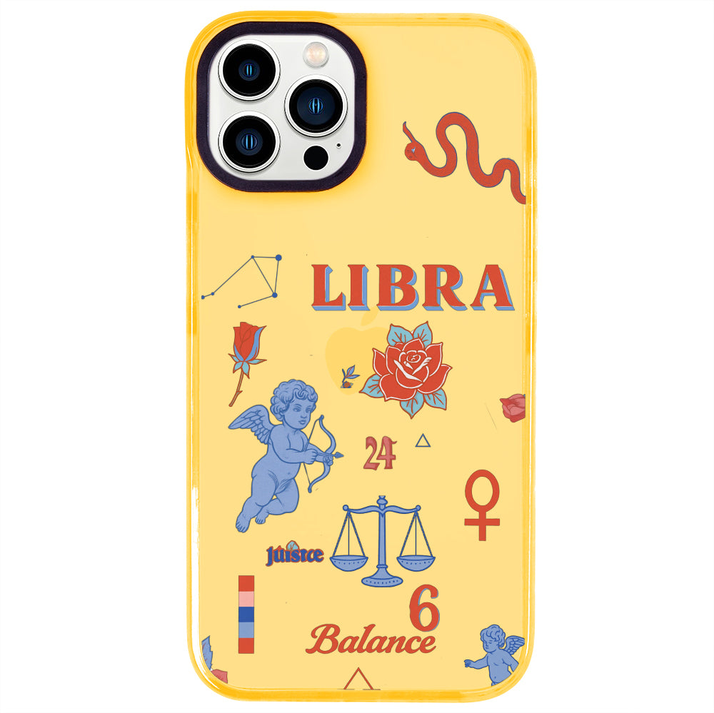 iPhone 14 Pro Max Terazi Burcu The Emperor Telefon Kılıfı - Mango