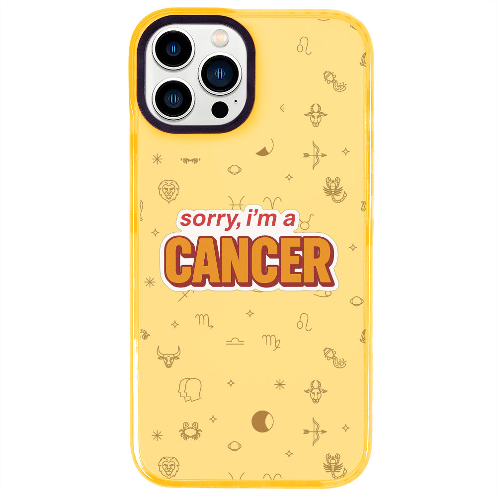 iPhone 14 Pro Max Yengeç Burcu Sorry Zodiac Telefon Kılıfı - Mango