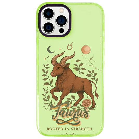 iPhone 14 Pro Max Boğa Burcu Way of Aries Telefon Kılıfı - Yeşil