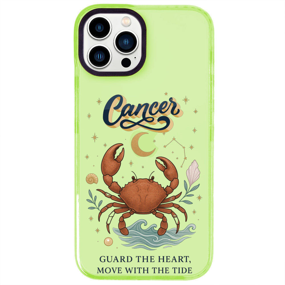 iPhone 14 Pro Max Yengeç Burcu Way of Aries Telefon Kılıfı - Yeşil