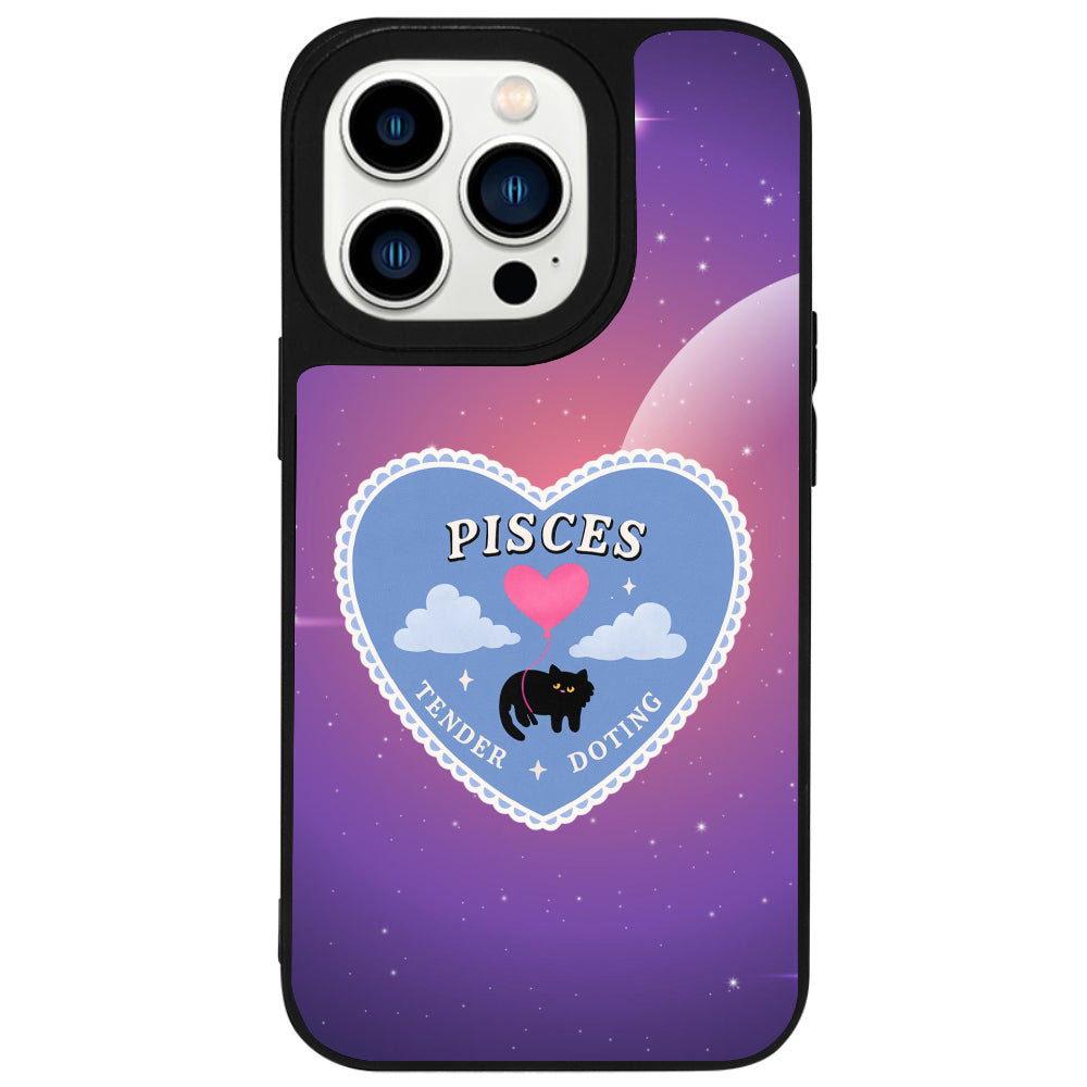iPhone 14 Pro Max Balık Burcu Heart In Stars Telefon Kılıfı - Popsoketsiz