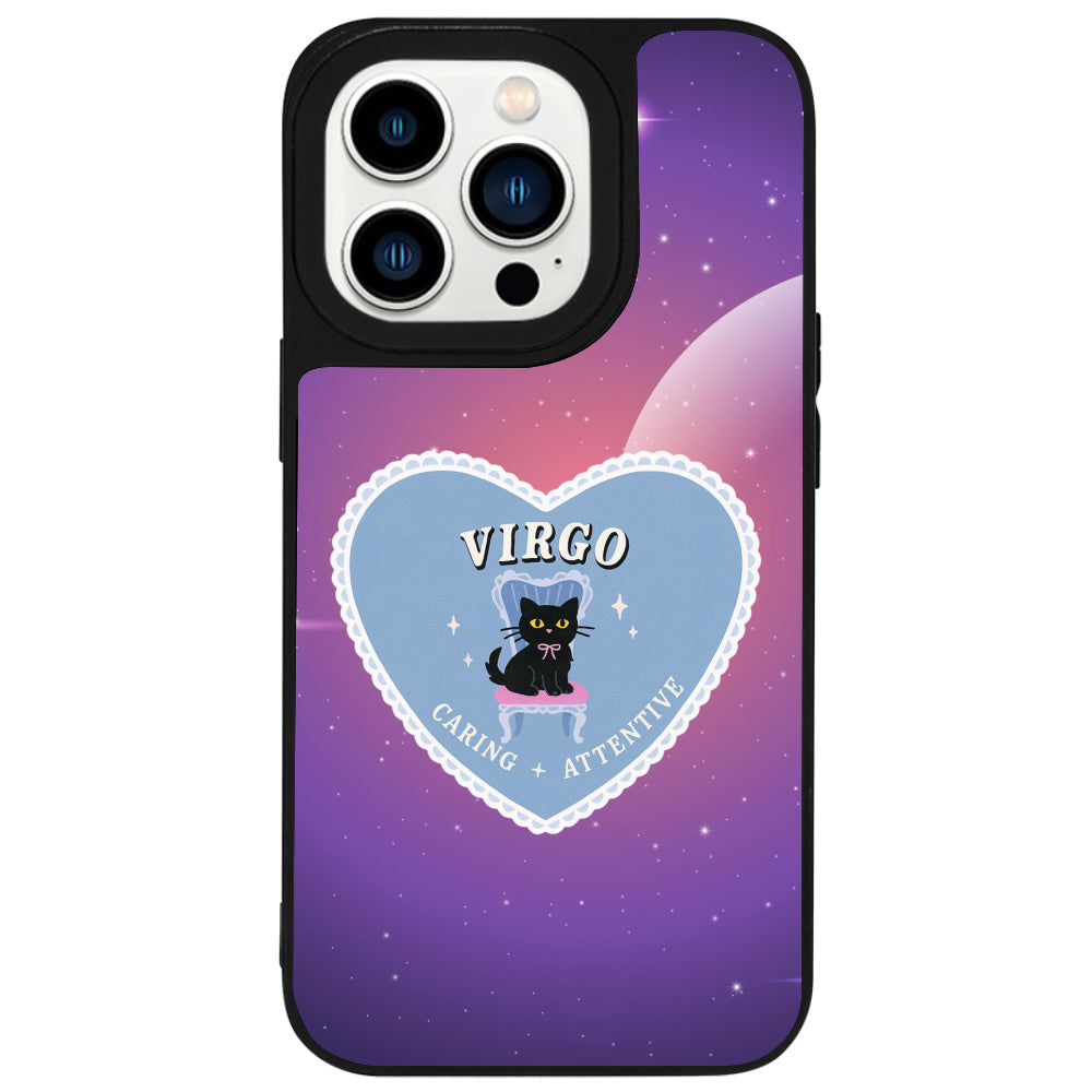 iPhone 14 Pro Max Başak Burcu Heart In Stars Telefon Kılıfı - Popsoketsiz
