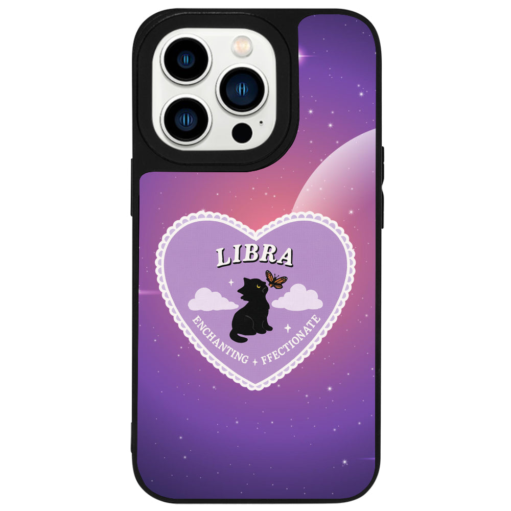 iPhone 14 Pro Max Terazi Burcu Heart In Stars Telefon Kılıfı - Popsoketsiz