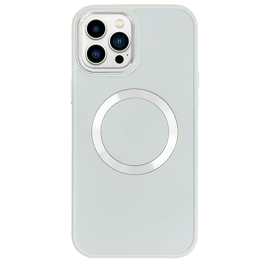 Apple iPhone 14 Pro Max Renkli Magsafe Case Kırık Beyaz