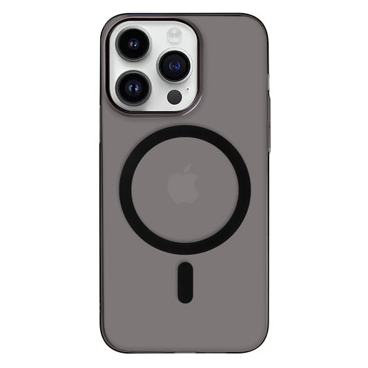 iPhone 15 Pro Max Thine Transparent Magsafe Case Siyah