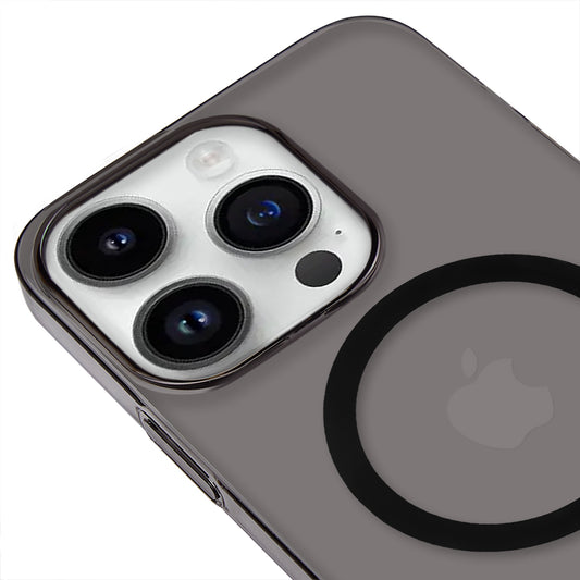 iPhone 15 Pro Max Thine Transparent Magsafe Case Siyah