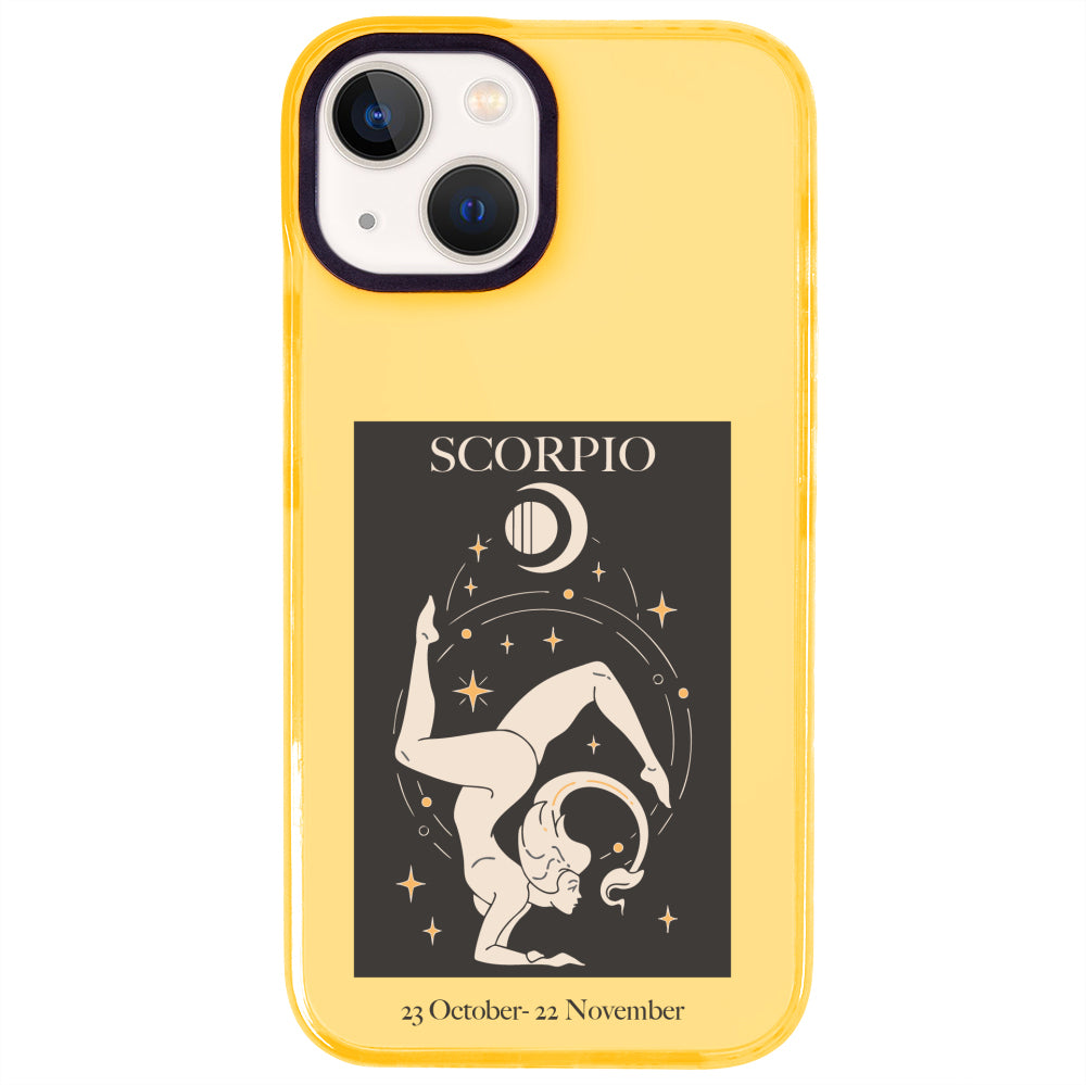 iPhone 15 Akrep Burcu History of Zodiac Telefon Kılıfı - Mango