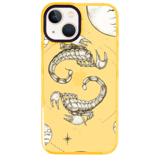 iPhone 15 Akrep Burcu Soft Stars Telefon Kılıfı - Mango