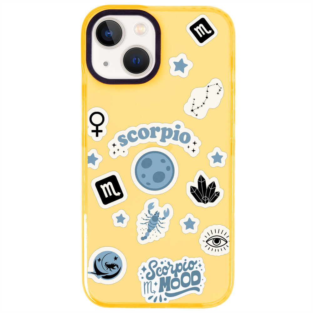 iPhone 15 Akrep Burcu Sweet Rules Telefon Kılıfı - Mango